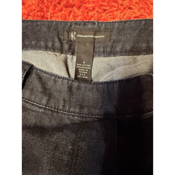 Inc International Concepts Mid Rise Bootcut Jeans Black Size 4 - Picture 4 of 7